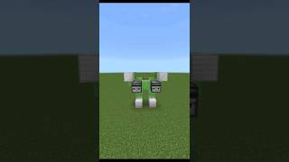 Minecraft build a working robot shorts [upl. by Monreal]