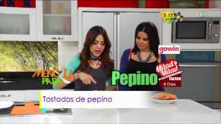 Menú para 4 Tostadas de Pepino [upl. by Enialehs362]