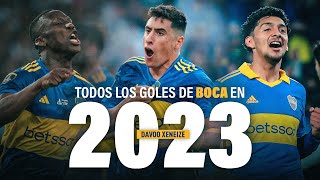 TODOS los GOLES de BOCA JUNIORS en 2023 [upl. by Eiresed]