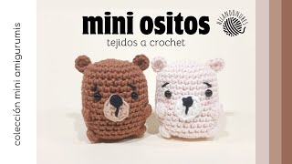 Como hacer un mini osito amigurumi a crochet ❤️​🐻​ [upl. by Nilesoj106]