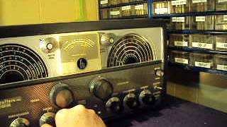 Afternoon Listening to the Hallicrafters SX100 Mark 1B Radio Receiver [upl. by Gurevich]