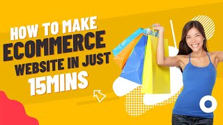 How to make a Ecommerce website with in just 15Mins without any Coding Skills in Hindiurdu [upl. by Penrod303]