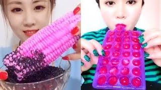 Ice Mukbang  Satisfying Crunchy Ice Eating ASMR [upl. by Ajup221]