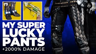 2000 Damage Bonus Solo 1700 Damage Bonus Fireteams Stasis Hunter Lucky Pants Destiny 2 [upl. by Quintilla]