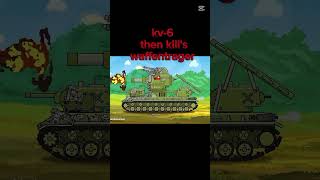 Kv6 vs hybrid then and now morokking1 homeanimations мультикипротанки cartoonsabouttanks [upl. by Misha405]