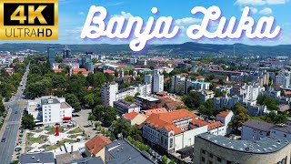 Banja Luka  Prošećite s nama  Walking tour 4K [upl. by Moskow881]