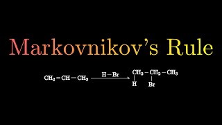 Markovnikovs Rule Explained In 3 Minutes [upl. by Emeric]