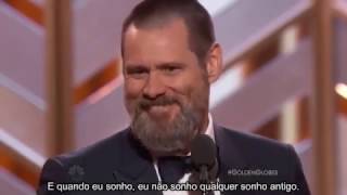 Jim Carrey  Discurso no Globo de Ouro 2016 Golden Globe  Legendado [upl. by Naxor]