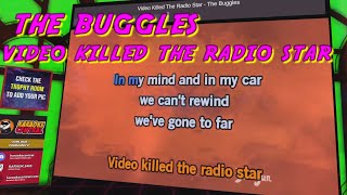 VRCHAT KARAOKE  The Buggles  Video killed the radio star [upl. by Aeslehs]