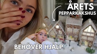 PEPPARKAKSHUS 2023 BEHÖVER TIPS FRÅN ER  VLOGG [upl. by Cargian]