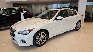 إنفينيتي Q50 سيدان 2022 سكاي لاين الدفع الخلفي وارد سهيل بهوان infiniti Q50 twin turbo [upl. by Winston409]