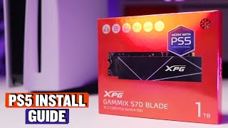 Gammix S70 SSD PS5 Installation Guide [upl. by Sueahccaz845]