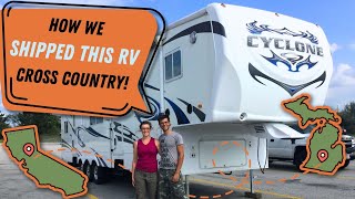 Move Your RV Without Lifting a Finger  Our Experience Shipping RVs [upl. by Pia186]