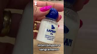 Pó hemostático Adstringente Lapsan 20g  Lojas Belezeira [upl. by Nagel45]