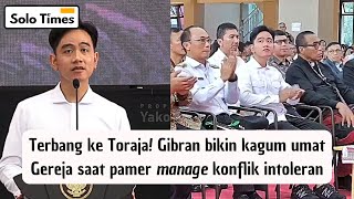 Pidato Wapres GIBRAN di Sidang Raya XVIII GerejaGereja di Toraja [upl. by Edeline]