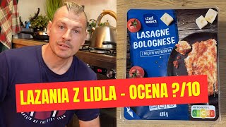 LAZANIA z LIDLA  obiad na szybko  Test i Ocena [upl. by Penelopa]