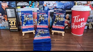 25 Packs 202425 TIM HORTONS UPPER DECK HOCKEY CARDS [upl. by Notaek]