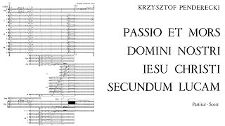 Krzysztof Penderecki  St Luke Passion 1966 [upl. by Eenolem]