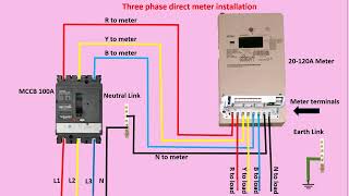 quotHow to Install a 3 Phase KWH Meter  Lets Take a LookquotLearn how to connect a 3 Phase Meter [upl. by Constantin]