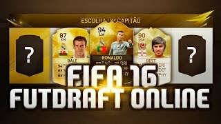 FIFA 16 FUT DRAFT ONLINE  MEU DEUS ATAQUE DOS SONHOS  01 [upl. by Iruyas]