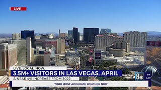 35 million people visited Las Vegas in April including 500000 conventiongoers [upl. by Nerraw]