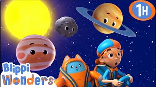 Blippi Meets TALKING PLANETS  Blippi Wonders  Educational Cartoons for Kids [upl. by Yeorgi]