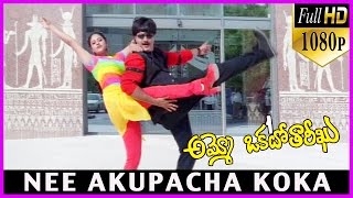 Nee Akupacha Koka meeda Song  Ammo Okato Tariku Telugu 1080p HD Songs  Srikanth  Raasi [upl. by Jarnagin]