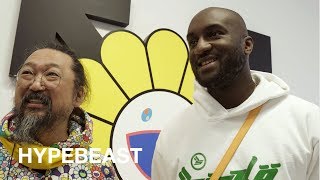 Virgil Abloh amp Takashi Murakamis Explain quotTECHNICOLOR 2quot Exhibition [upl. by Vidda919]