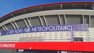 ESTADIO METROPOLITANO DE ATLETICO DE MADRID  RECORRIDO TOUR [upl. by Lleoj]