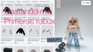 Gastando mis primeros robux💵FRESAROX🍓 [upl. by Ulland]