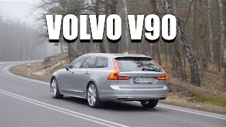 Volvo V90 D5 PL  test i jazda próbna [upl. by Rodina]