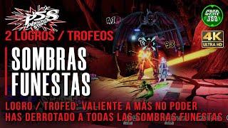 Persona 5 Strikers  Localización Sombras funestas 2 Logros  Trofeos Valiente a más no poder [upl. by Arded]