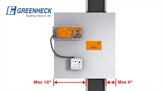 Greenheck  Fire Safety Damper Installation [upl. by Chlori]