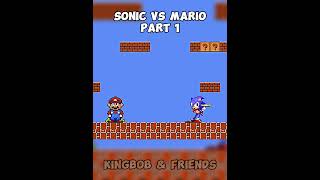 Sonic VS Mario  Sprite Animation Part 1 shorts [upl. by Fougere]