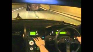 Nissan Skyline 1200hp 328kmh  Tunnel [upl. by Rednaskela]