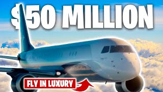 Inside 50 Million Embraer Lineage 1000E Business Jet [upl. by Freytag]