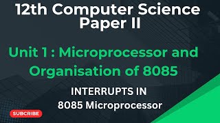 INTERRUPTS IN 808512th CS Paper 2Computer Hardware [upl. by Hackney227]