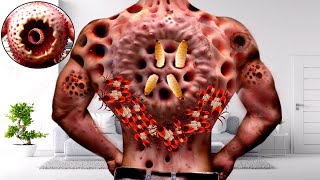 ASMR Remove turtle dog tick  Maggot  spider lice eyeball from BElly  ASMR Treatment Colection [upl. by Neit198]