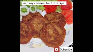 Shami kebabs recipe pakistani street style food [upl. by Ecnarual2]