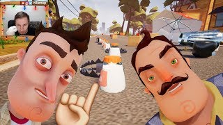 №1147 МОЩНАЯ ЛОВУШКА ДЛЯ МАШИН В ПРИВЕТ СОСЕД  HELLO NEIGHBOR [upl. by Eskill999]