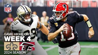 New Orleans Saints vs Atlanta Falcons  2024 Week 4 Game Highlights [upl. by Doner693]