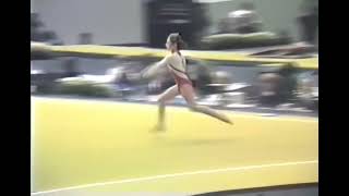 HD Oksana Omelianchik URS Floor Team Compulsory 1987 World Championships 9975 [upl. by Naasar]