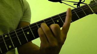 How to Play Dm D Minor Guitar Bar Chord [upl. by Susannah12]