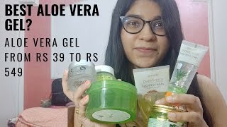 Best Aloe Vera Gel From Rs 39 to Rs 549 [upl. by Eesak]