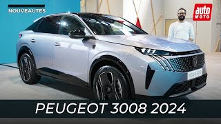 Nouveau Peugeot 3008 2024  une autonomie à faire pâlir une Tesla en 100 électrique [upl. by Sitruk316]