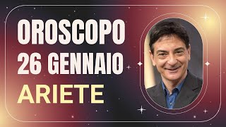 Ariete ♈️ Venerdì 26 Gennaio 🔮 Oroscopo Paolo Fox  Diatriba tra amicizia e amore [upl. by Kcirdahs]