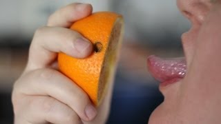 Bestrafung Tutorial  Zungenkuss mit Orange [upl. by Riehl]