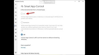 How to Turn Smart App Control On or Off in Windows 11 [upl. by Helyn]