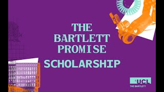 Introducing The Bartlett Promise Scholarships [upl. by Ellehcal674]