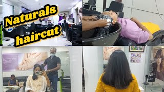 haircutnaturals salon haircutU cut costservices  naturalsVlog [upl. by Riada]